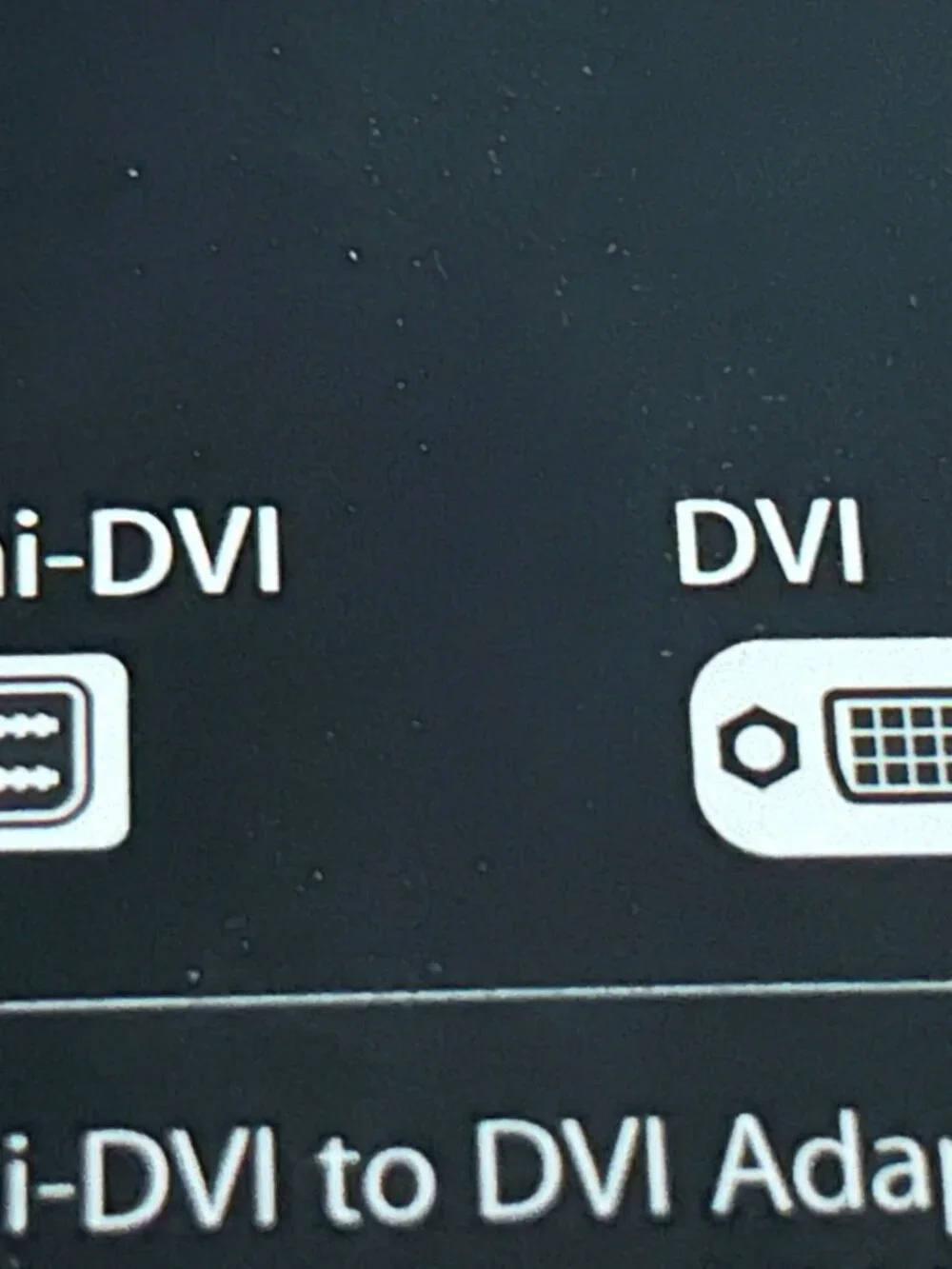 Genuine APPLE M9321G-B Mini DVI-DVI Adapter USED TESTED